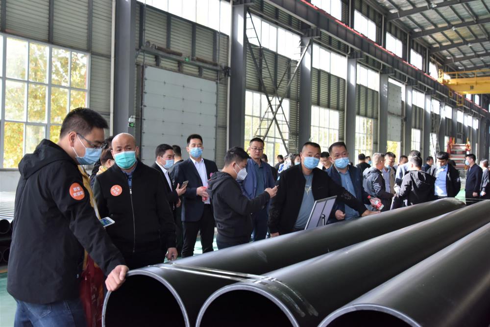 經銷商走進聯塑河北邢臺生產基地 經銷商走進聯塑河北邢臺生產基地